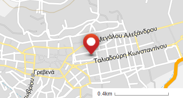 Location of business on map