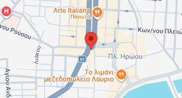Location of business on map