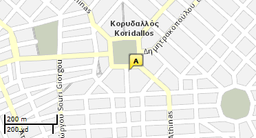 Location of business on map
