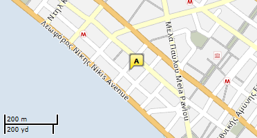 Location of business on map