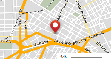 Location of business on map