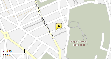 Location of business on map