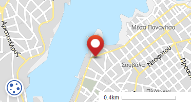 Location of business on map