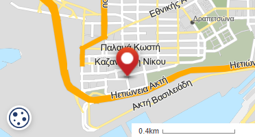 Location of business on map