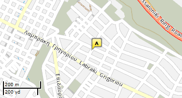 Location of business on map