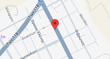 Location of business on map