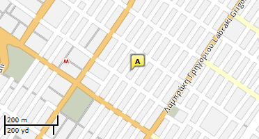 Location of business on map