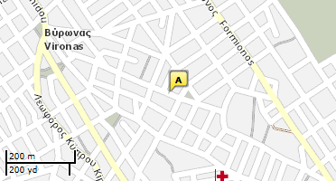 Location of business on map