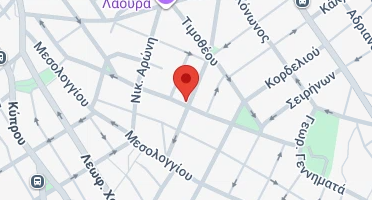 Location of business on map