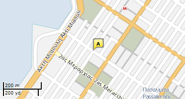 Location of business on map
