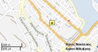 Χάρτης και σημείο της επιχείρησης