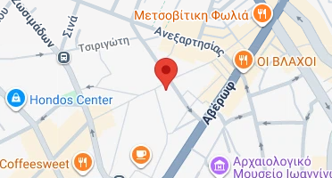 Location of business on map