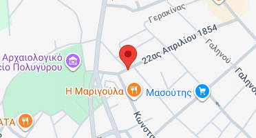 Location of business on map