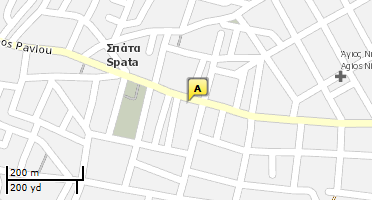 Location of business on map