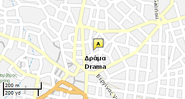 Location of business on map