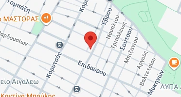 Location of business on map