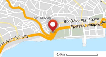 Location of business on map