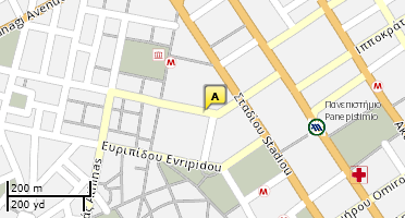 Location of business on map