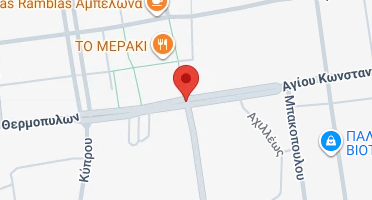 Location of business on map
