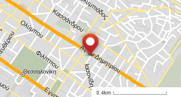 Location of business on map