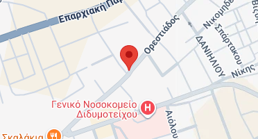 Location of business on map