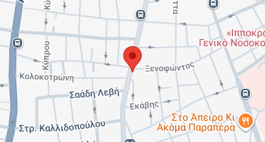 Location of business on map