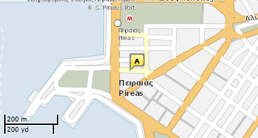 Location of business on map