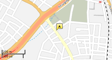 Location of business on map