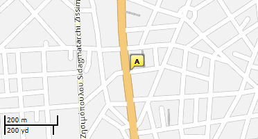 Location of business on map