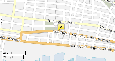Location of business on map