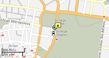 Location of business on map