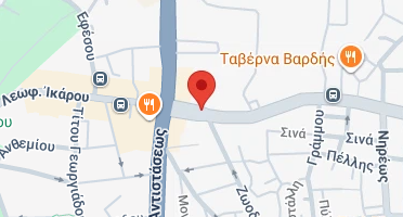 Location of business on map