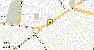 Location of business on map