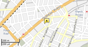 Location of business on map