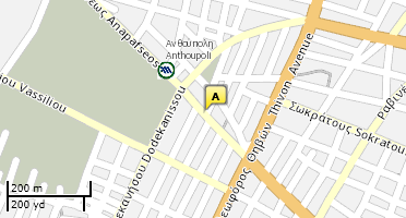 Location of business on map