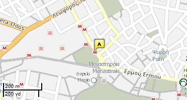 Χάρτης και σημείο της επιχείρησης