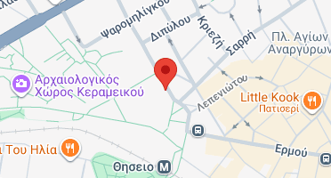 Location of business on map