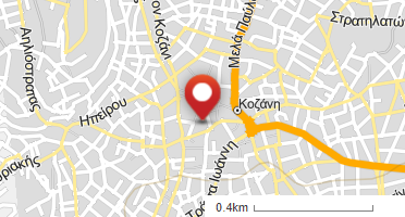 Location of business on map