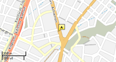 Location of business on map