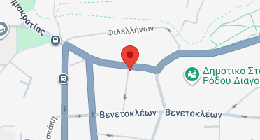 Location of business on map