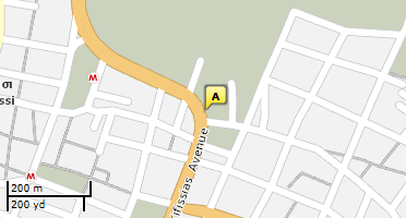 Location of business on map