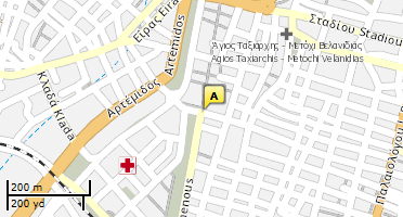 Location of business on map