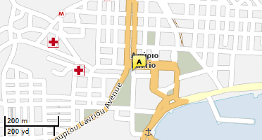 Χάρτης και σημείο της επιχείρησης