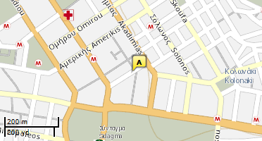 Location of business on map