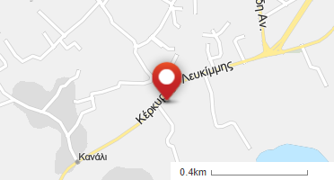 Location of business on map