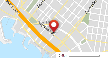 Location of business on map