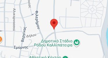 Location of business on map