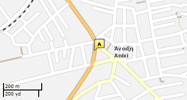 Location of business on map