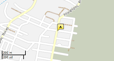 Location of business on map