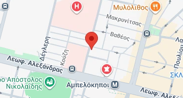 Location of business on map